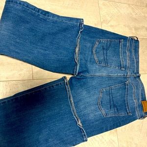 AE next level Stretch Low-Rise Flare size 10 jeans